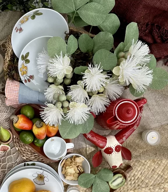 Flores para produção fotográfica.